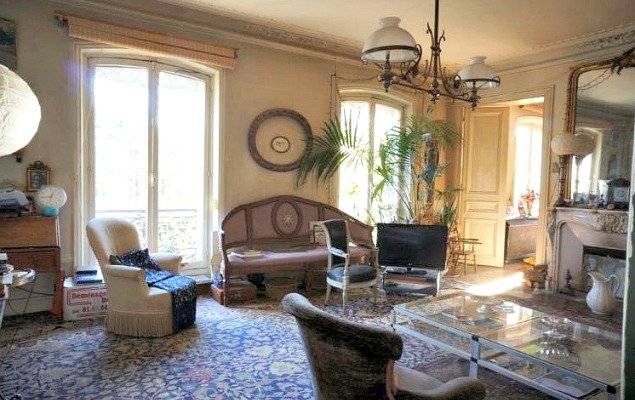 Paris Apartment For Sale Marais - Large Living Room