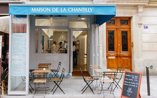 Maison de la Chantilly, a whipped cream cafe on Rue Cler - Paris Perfect Blog