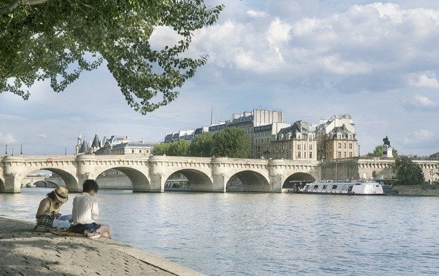 Seine River Pont Neuf Place Dauphine