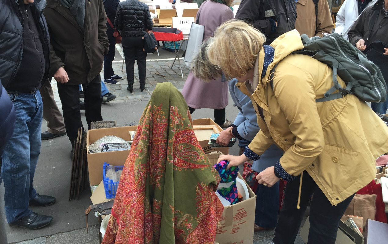 Browsing the Paris Flea Markets