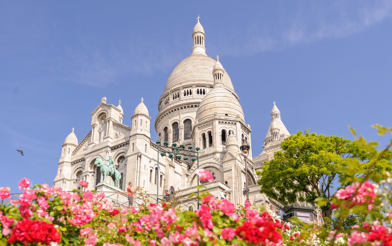 8 Amazing Churches in Paris - Sacré-Coeur Cathedral in Montmartre, Paris, France