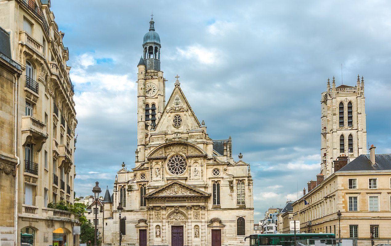 7 Amazing Churches in Paris - Saint Étienne du Mont in the Latin Quarter 