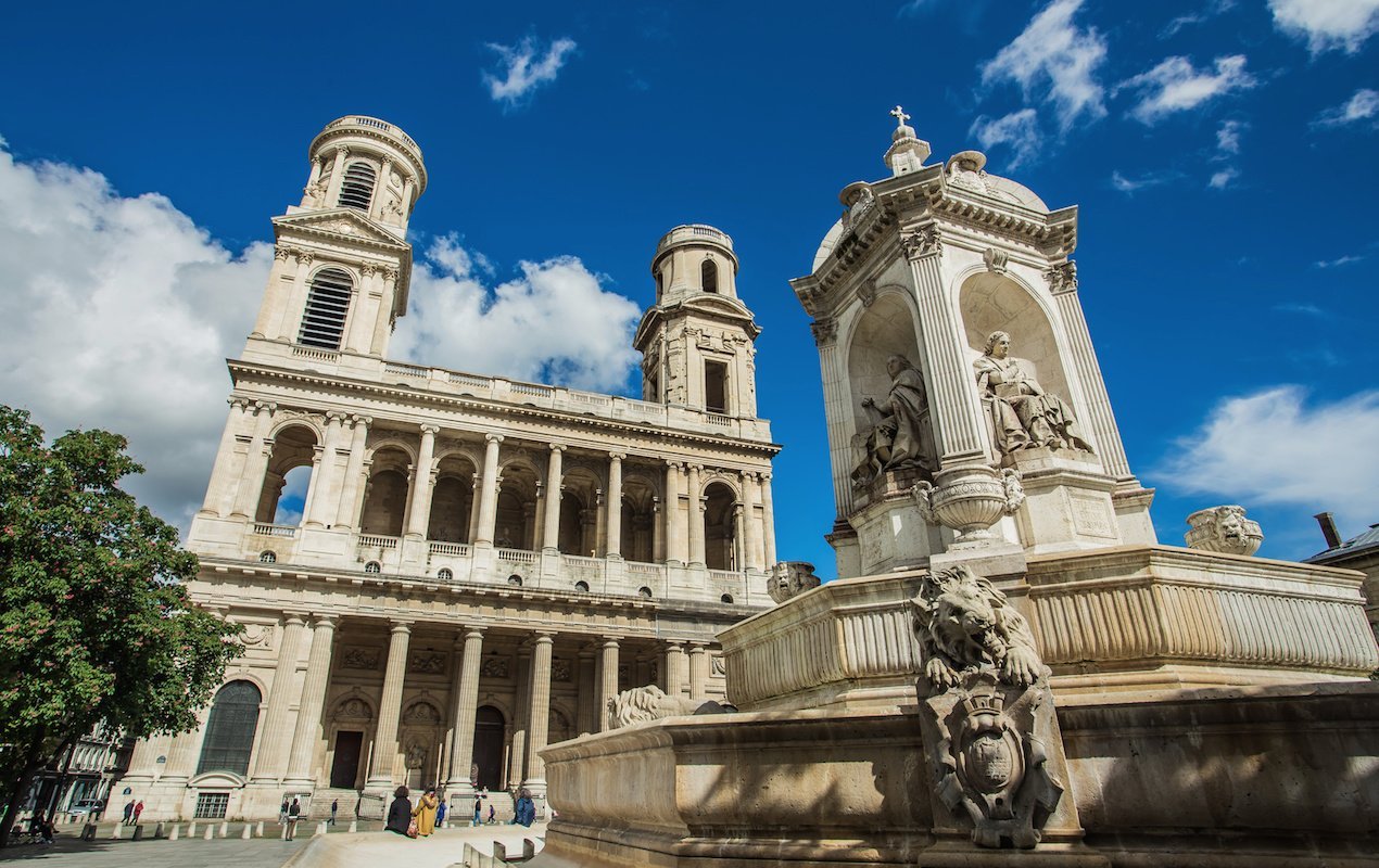 7 Amazing Churches in Paris - Saint Sulpice in Saint Germain des Prés 
