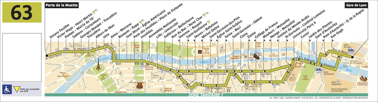 Guide to the 63 Bus in Paris - Amazing for Sight-seeing!