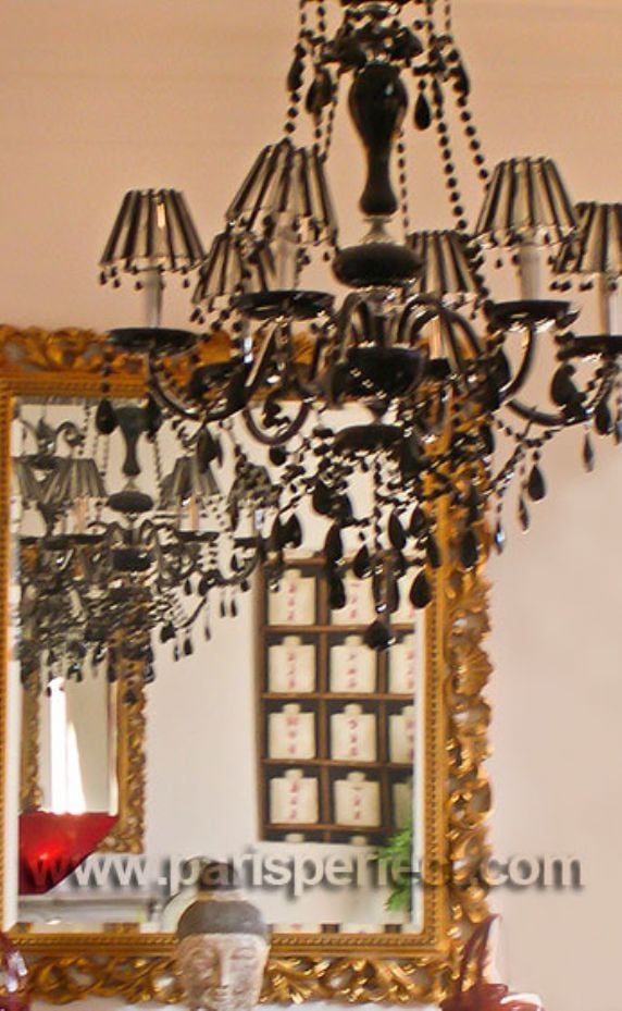 Chic chandeliers made by Baccarat