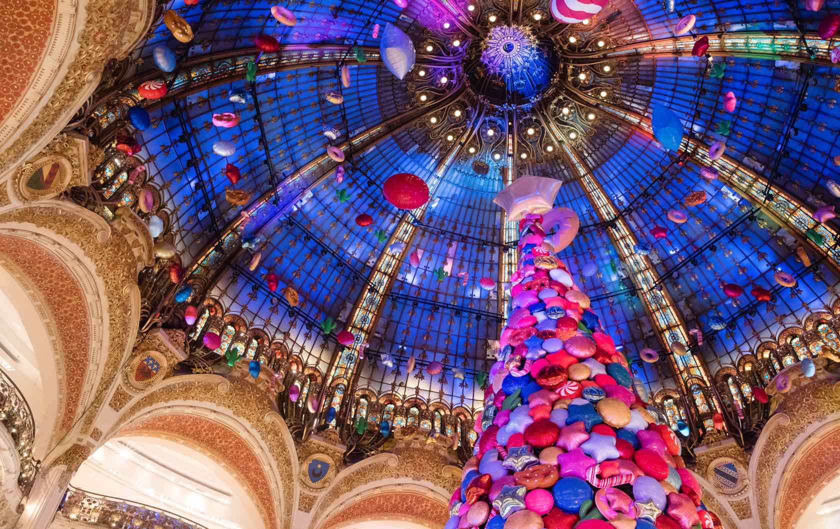 How to Spend Christmas in Paris by Paris Perfect Galeries Lafayette