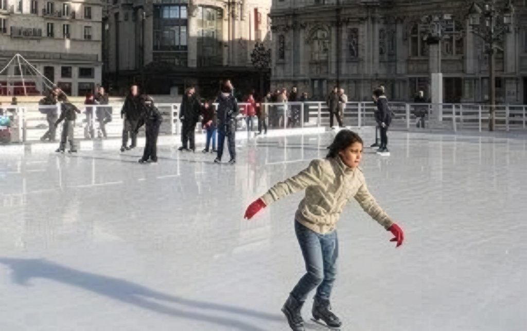 Unforgettable memories ice skating in Paris!
