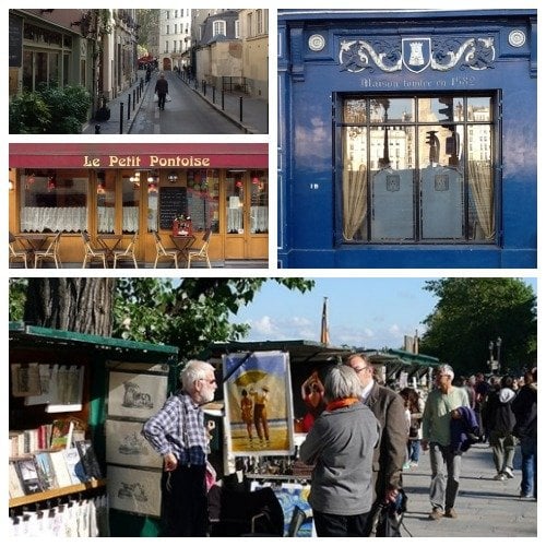 Charming Parisian Architecture and Streets in the Latin Quarter