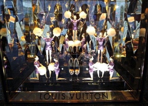 Galeries Lafayette Paris Holiday Windows Loves Louis Vuitton