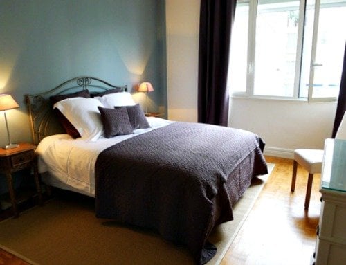 Peaceful Master bedroom Paris holiday rental