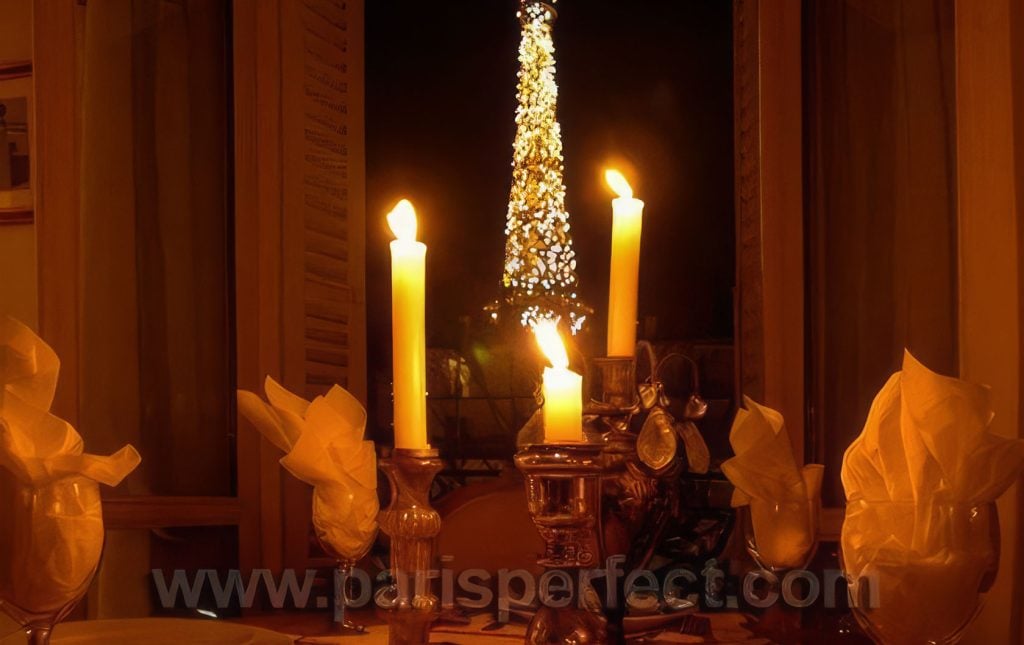 Your apartment could be the most romantic dining spot in Paris!