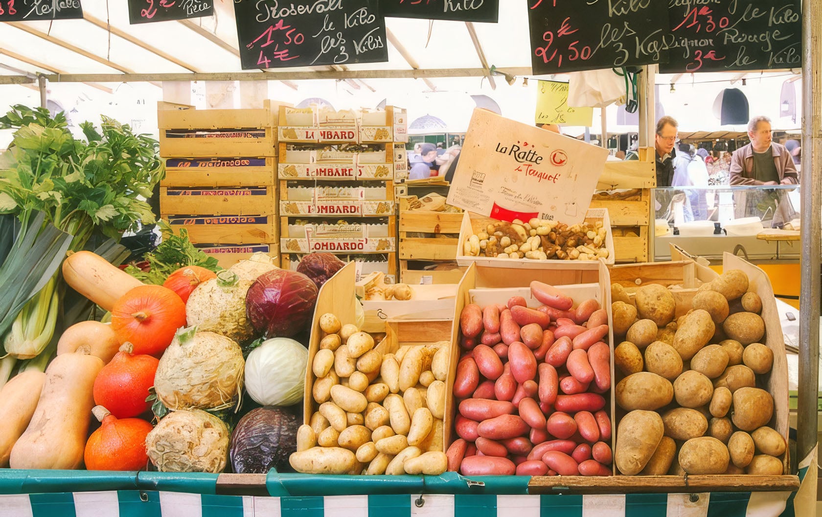 The Freshest Food at the Bustling Open-Air Market of Versailles