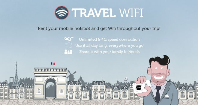 Travel Wifi Hotspot Paris Perfect
