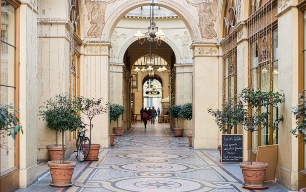 Shopping on a Rainy Day in Paris in the Galerie Vivienne