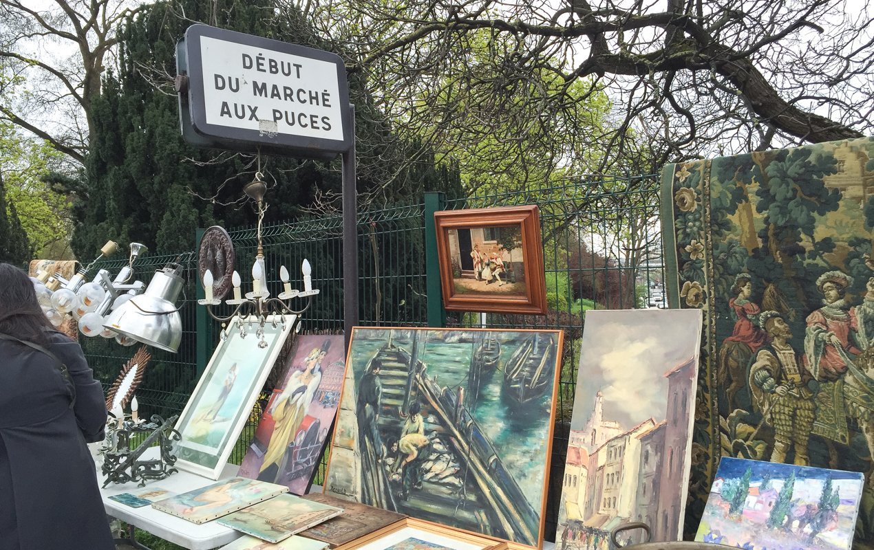 Browsing the Paris Flea Markets