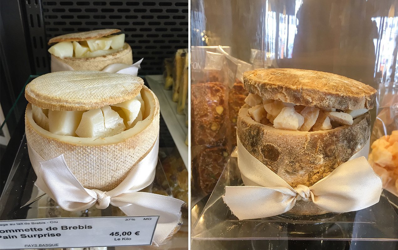 Inside a Cheese Store in Paris