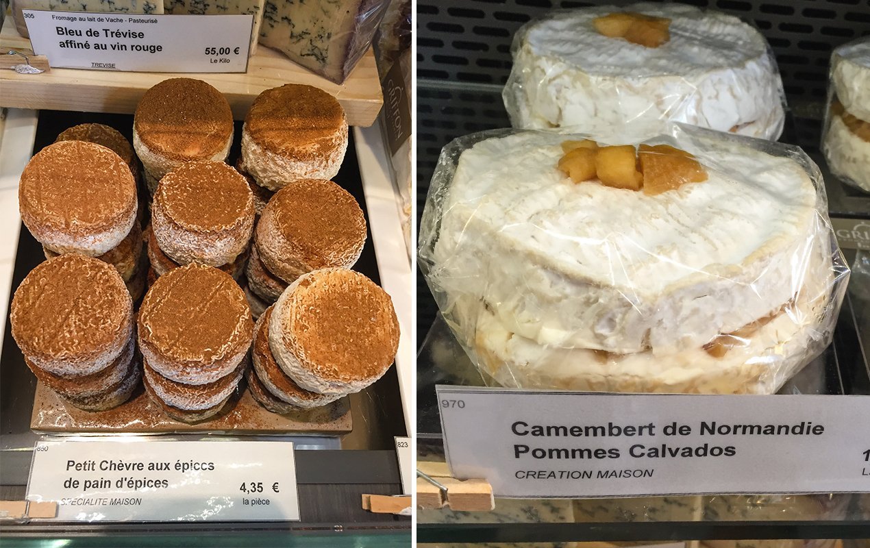 Inside a Cheese Store in Paris