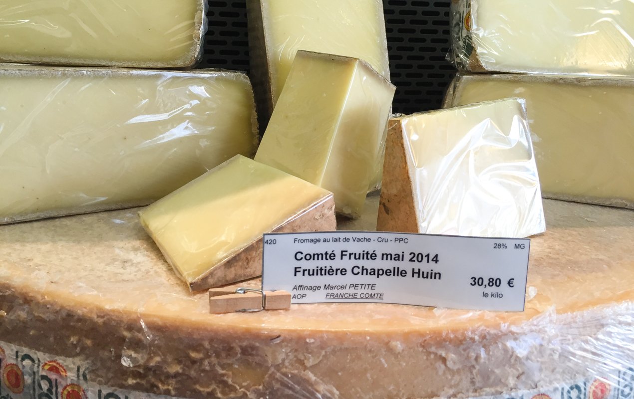 Inside a Cheese Store in Paris