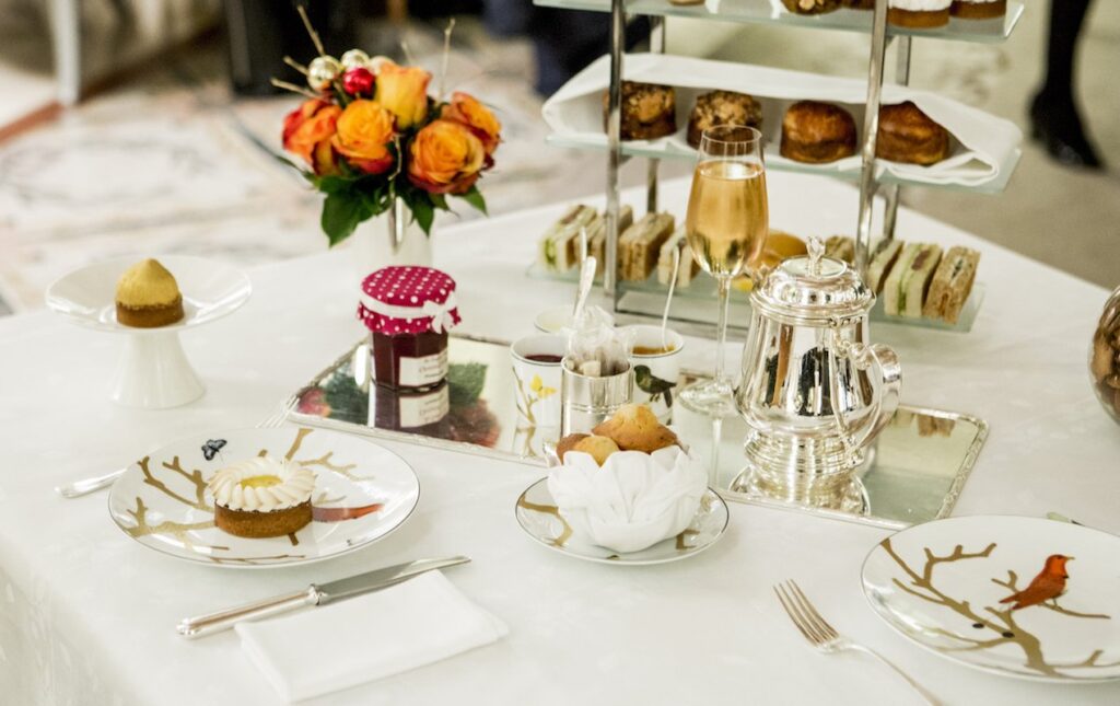Sweet & Savory Champagne Teatime at Le Meurice | Paris Perfect