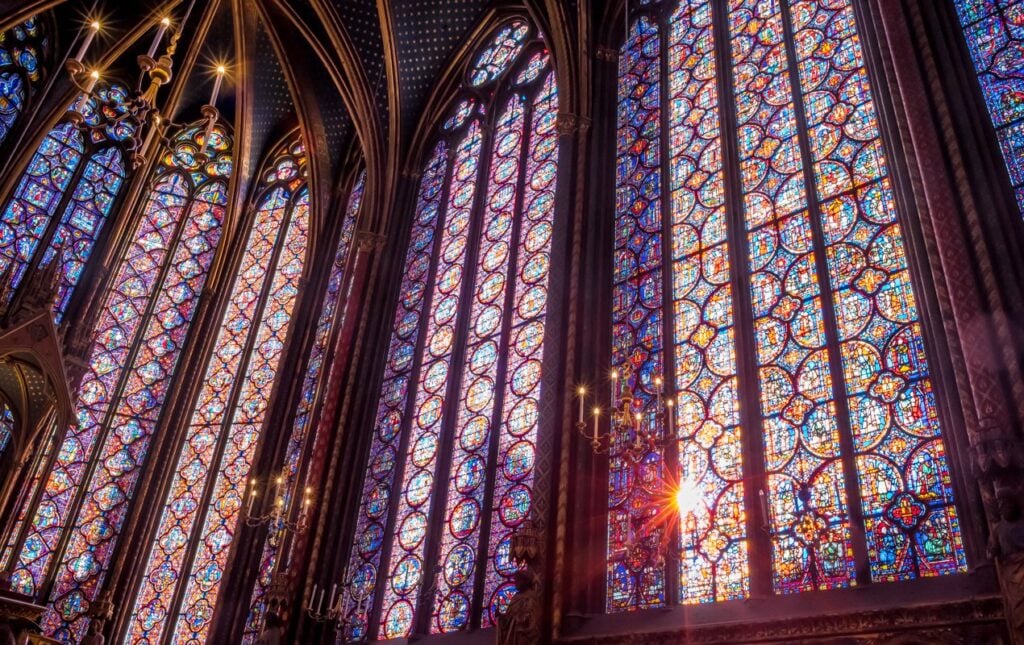 The Dazzling Stained Glass Windows of Sainte-Chapelle