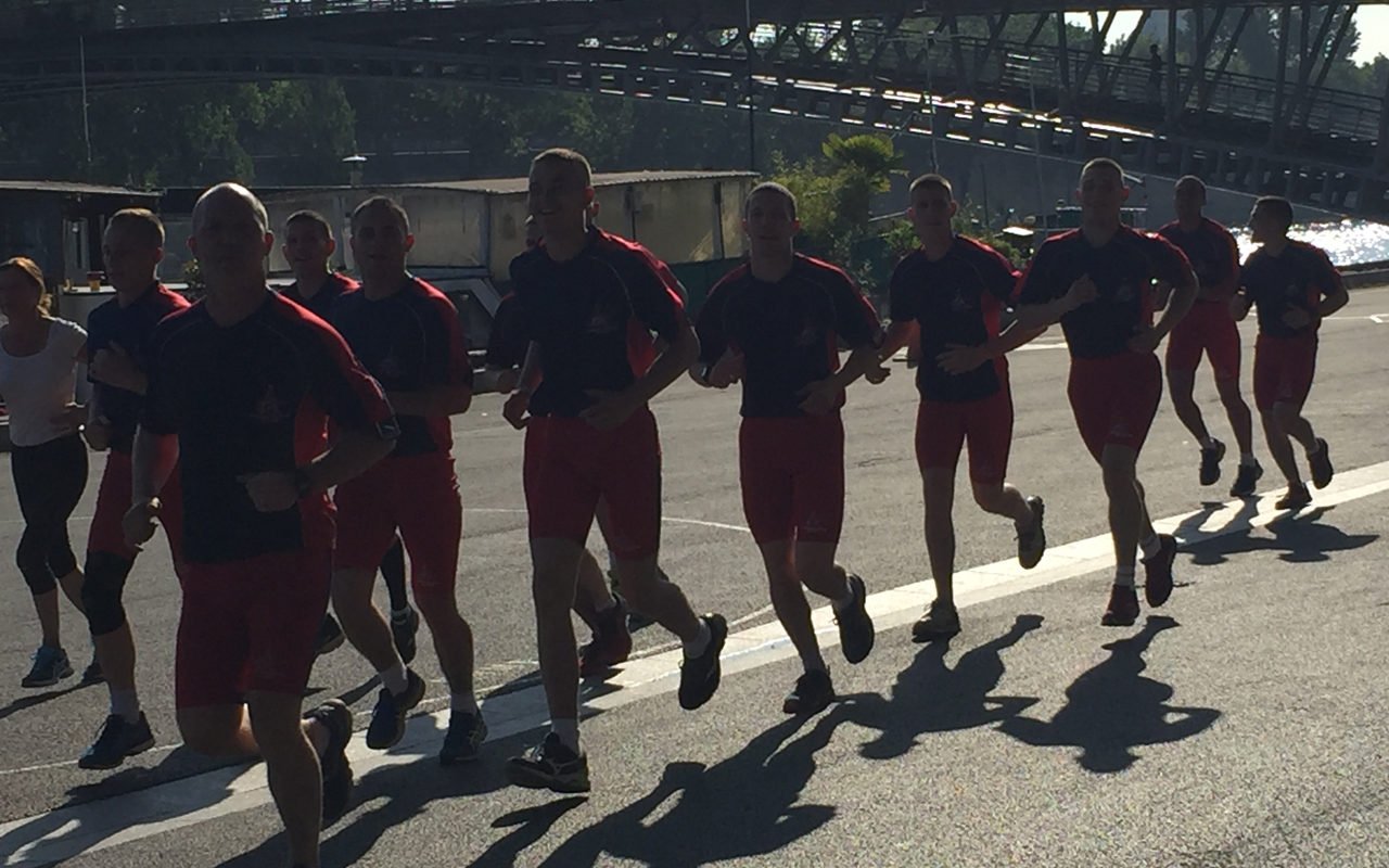 exercising in paris