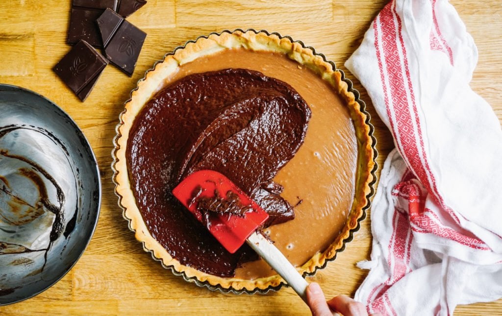 Recipe: Tarte au Chocolat with Salted Caramel | Paris Perfect