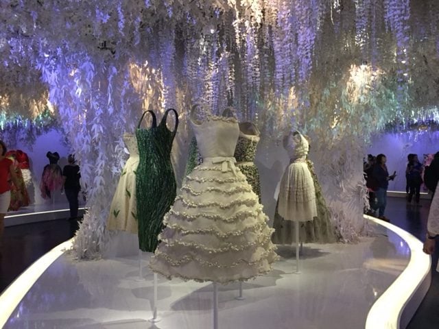 Dior 'Muguet' lily of the valley dress