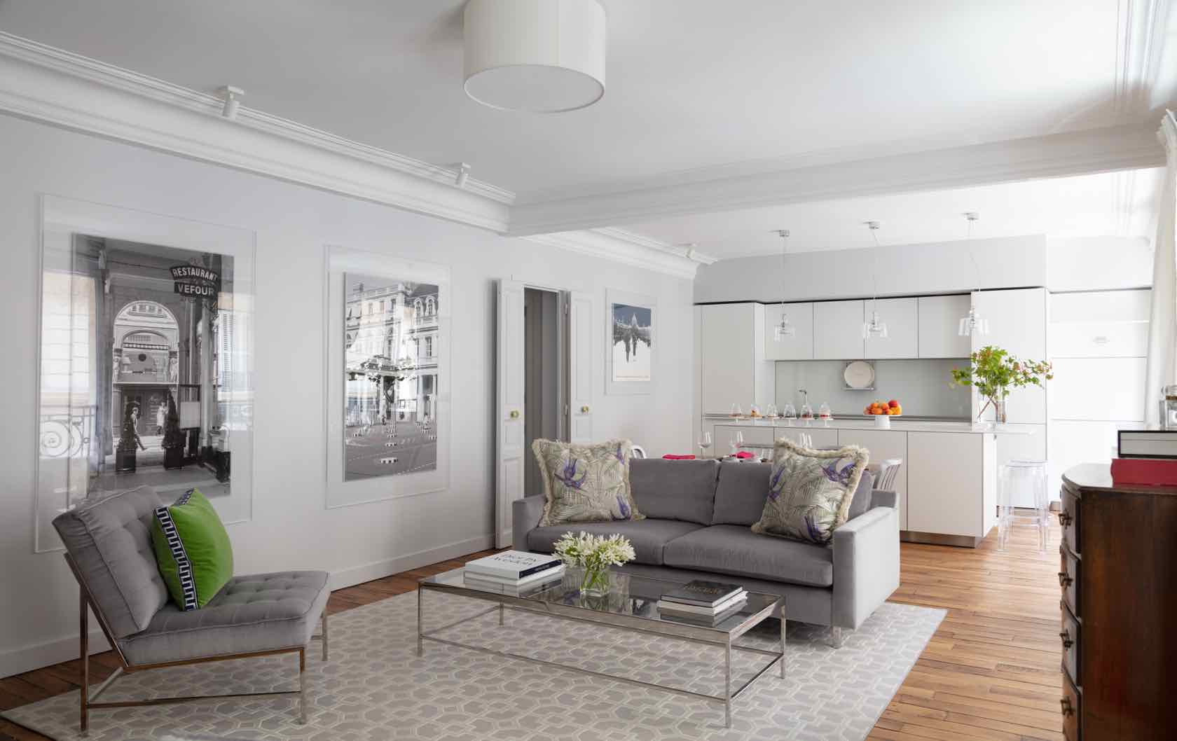 Buying and Renovating a Paris Apartment Saint Pourçain by Paris Perfect living room