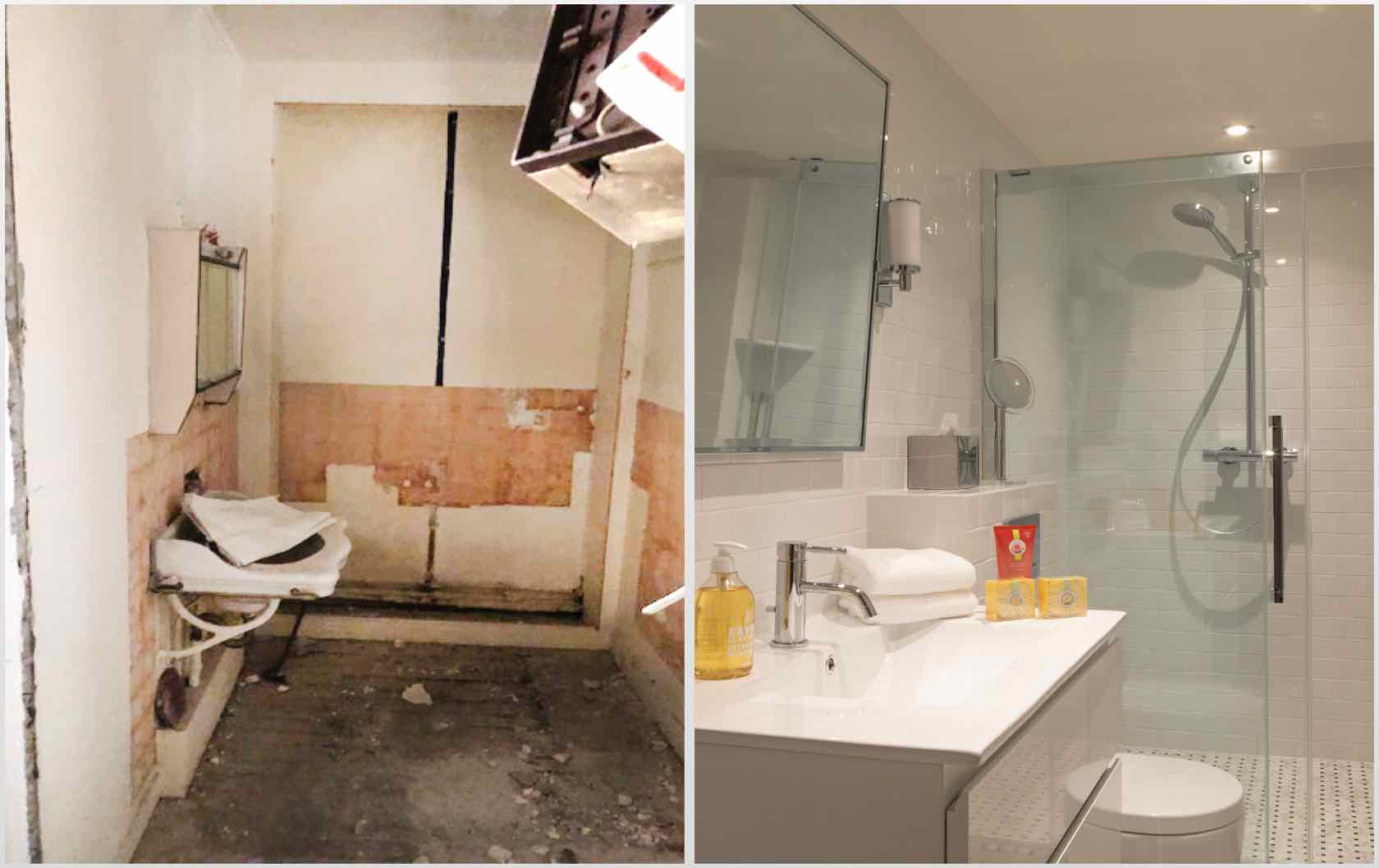 Buying and Renovating a Paris Apartment Saint Pourçain by Paris Perfect bathroom