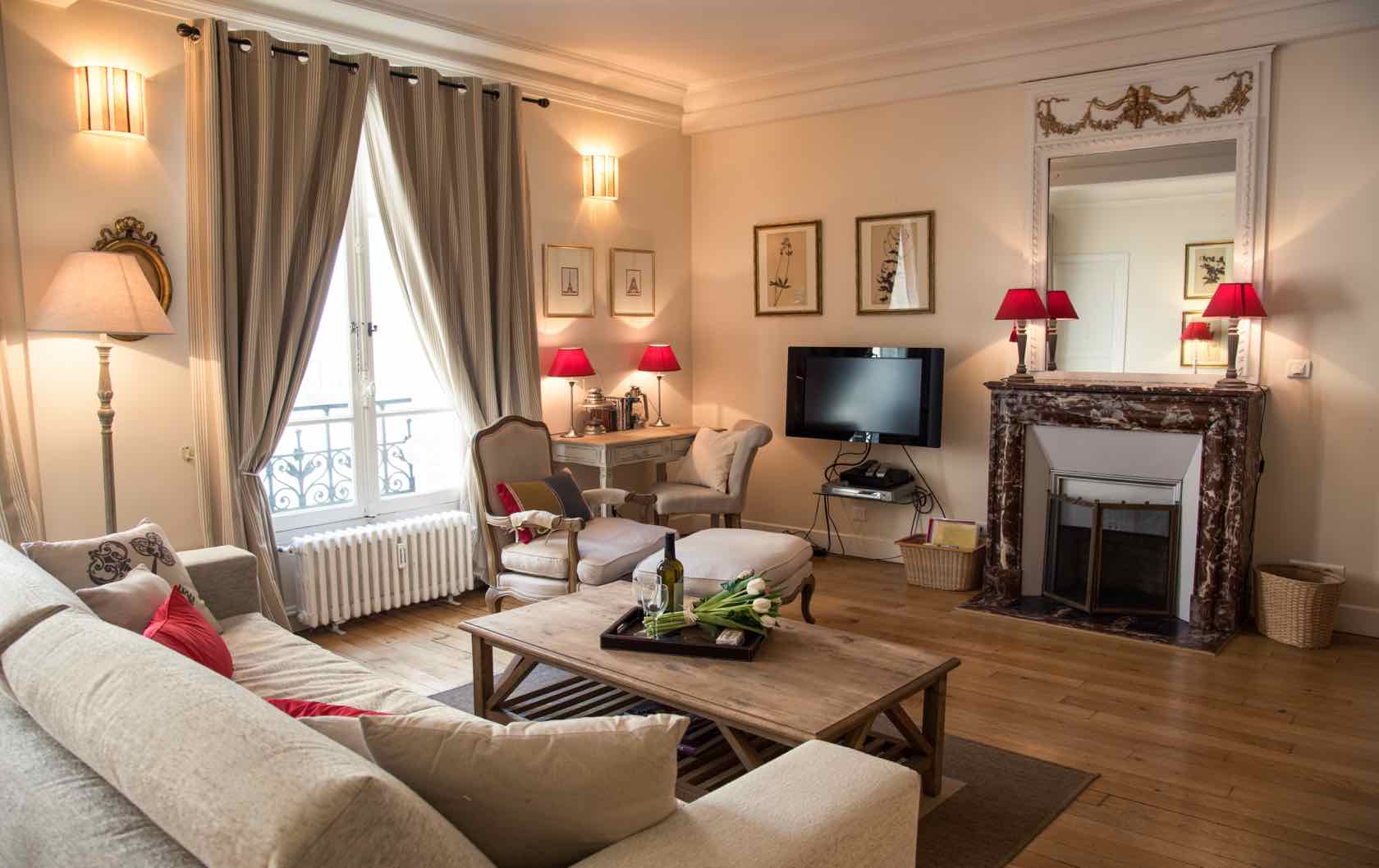 Warm and Cozy Apartments in Paris for Fall and Winter Stays by Paris Perfect Rully apartment