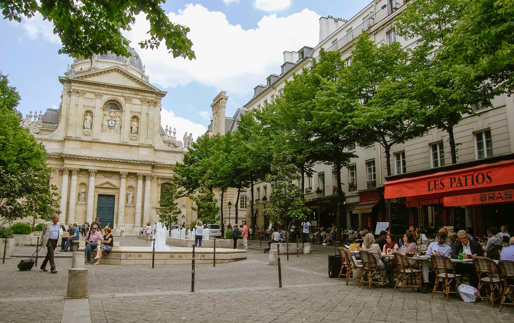 Place de la Sorbonne beautiful squares in Paris