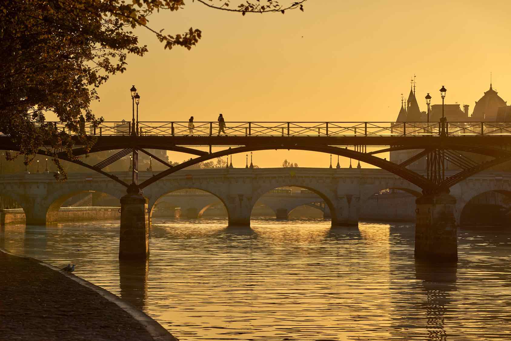 Pont des Arts at Sunrise in Paris