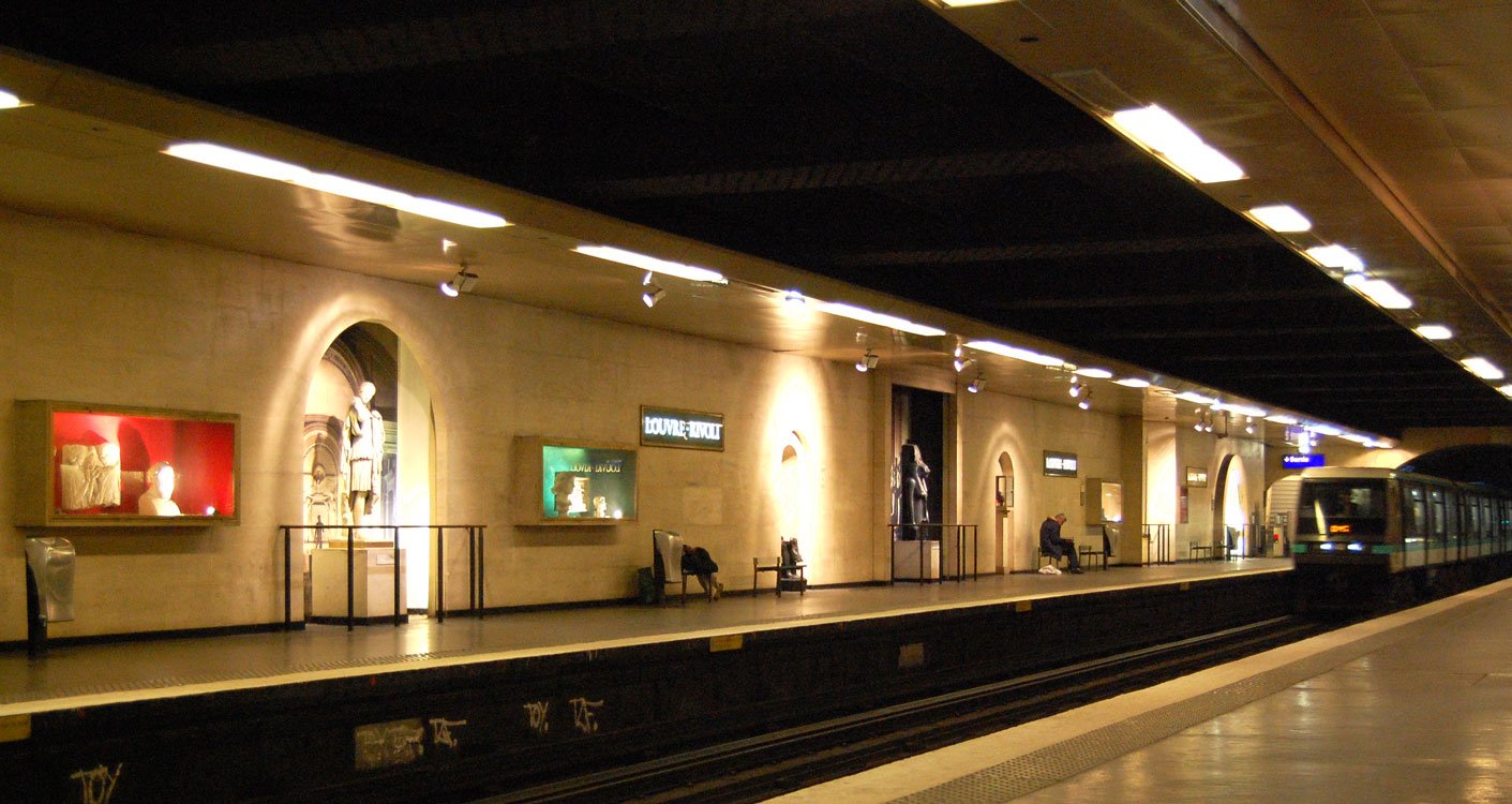 Louvre-Rivolli Paris Metro Staiton