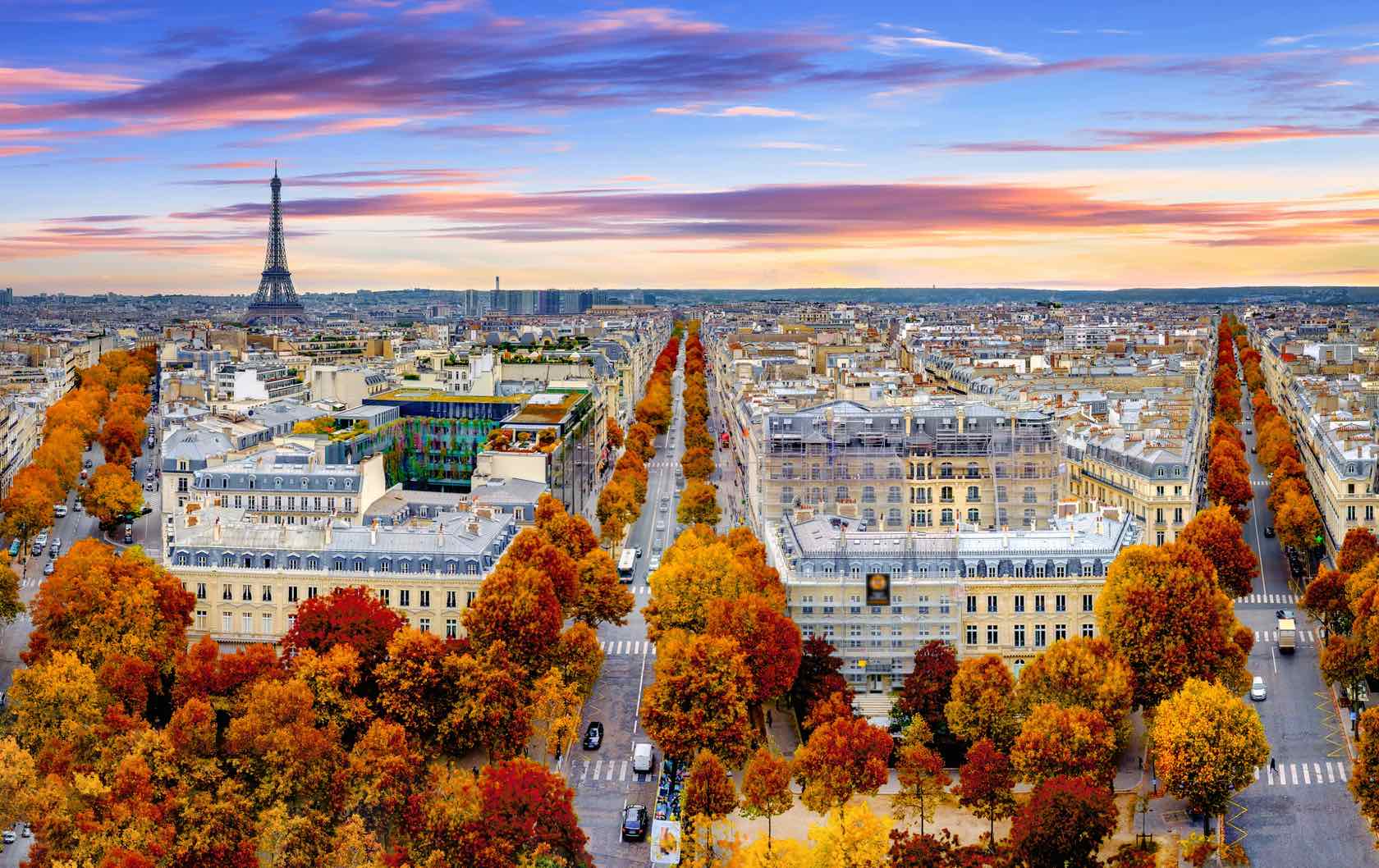 Eiffel Tower in the Fall