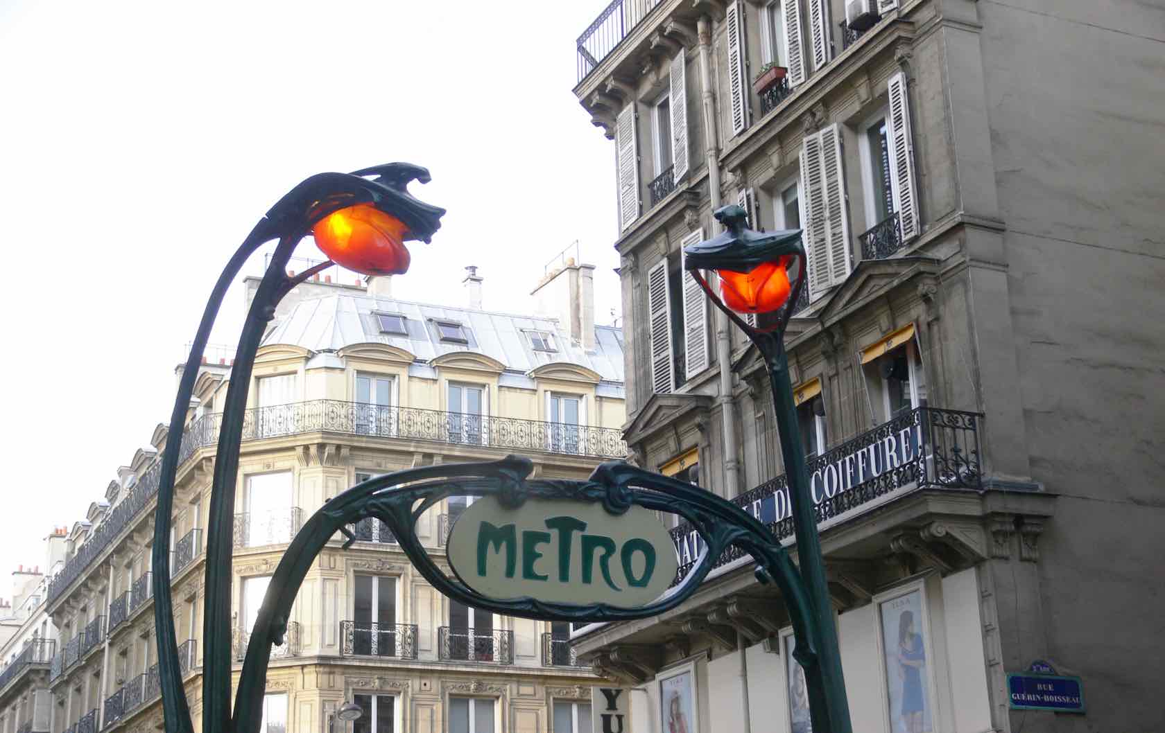 Paris Metro Station Entrance