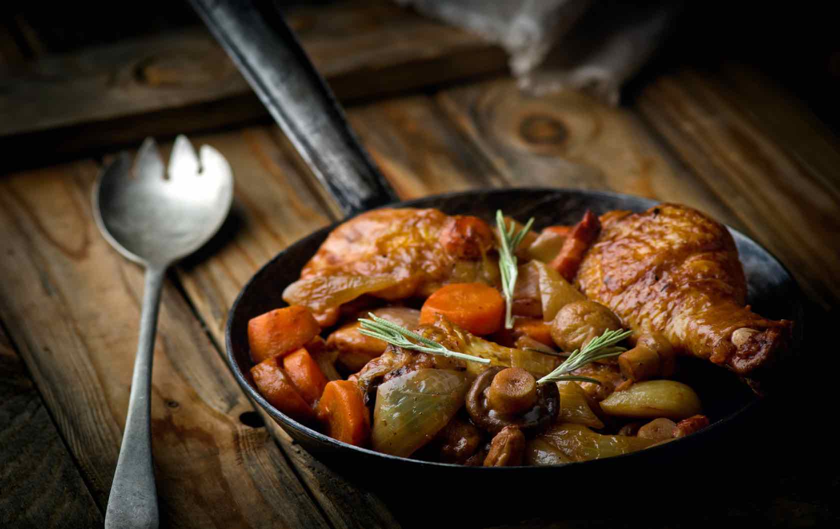 Classic Savory French Dishes Coq au Vin