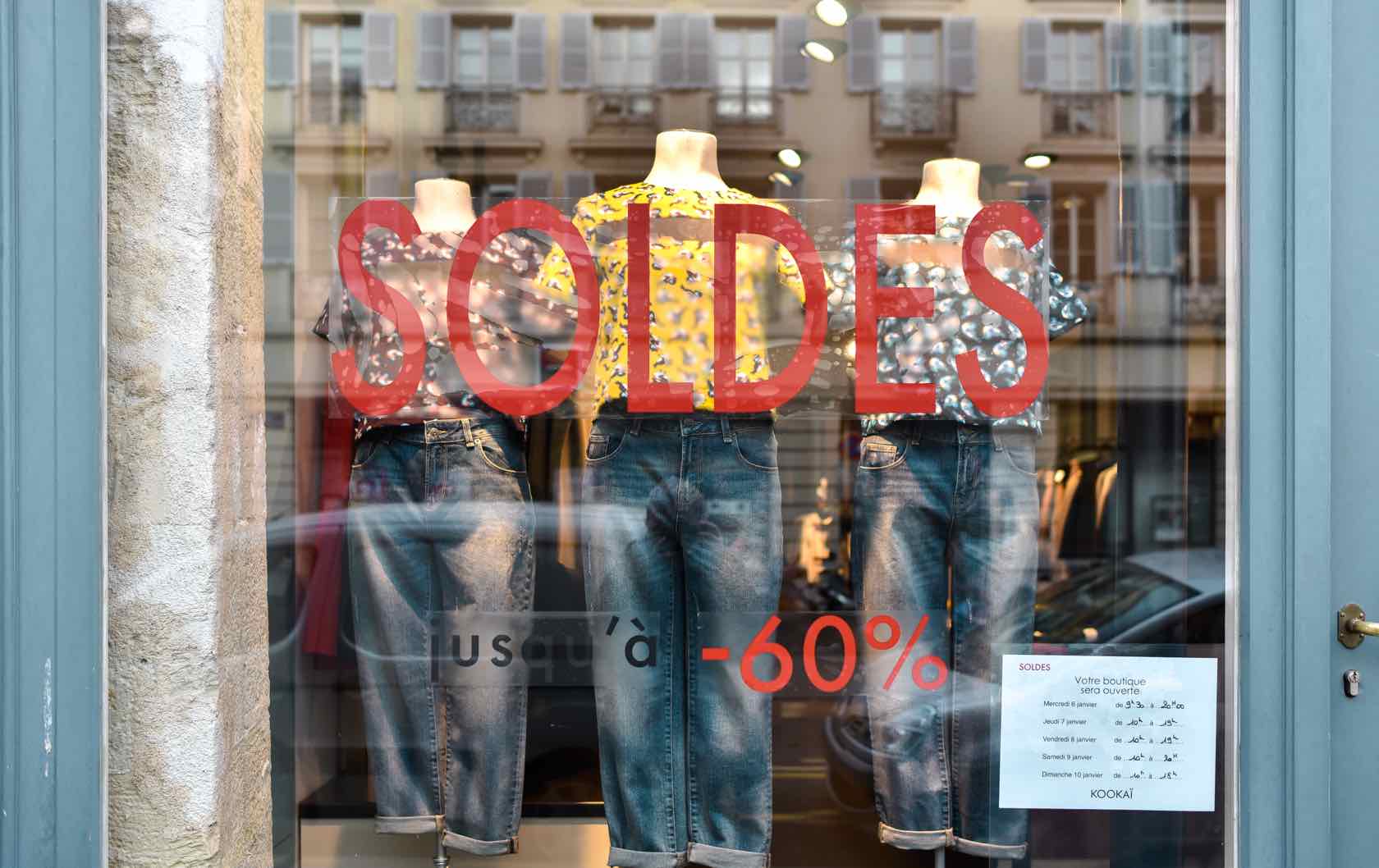 Visit Paris in the Winter Soldes