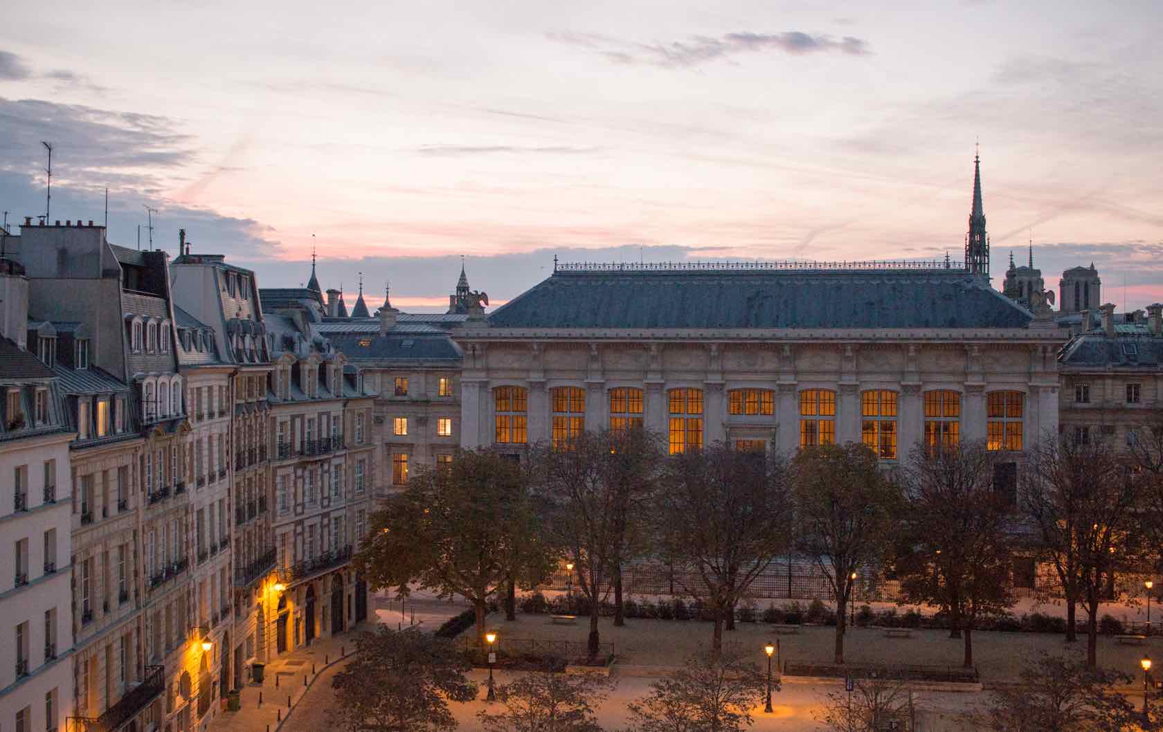 Visit Paris in the Winter Place Dauphine