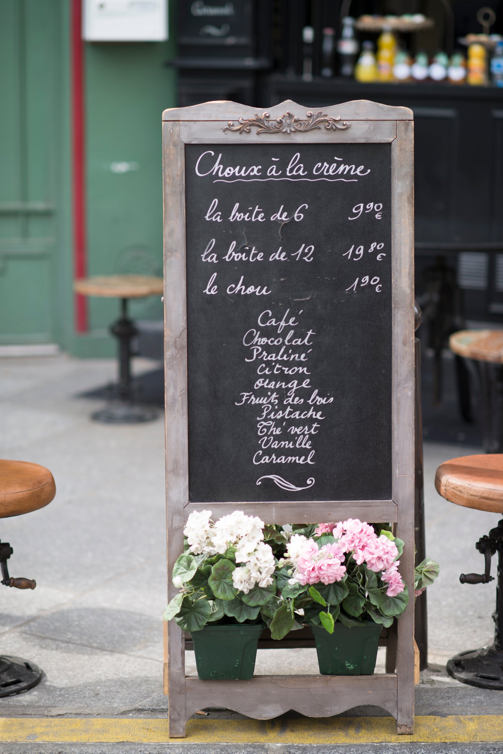 Paris into your home French menu board