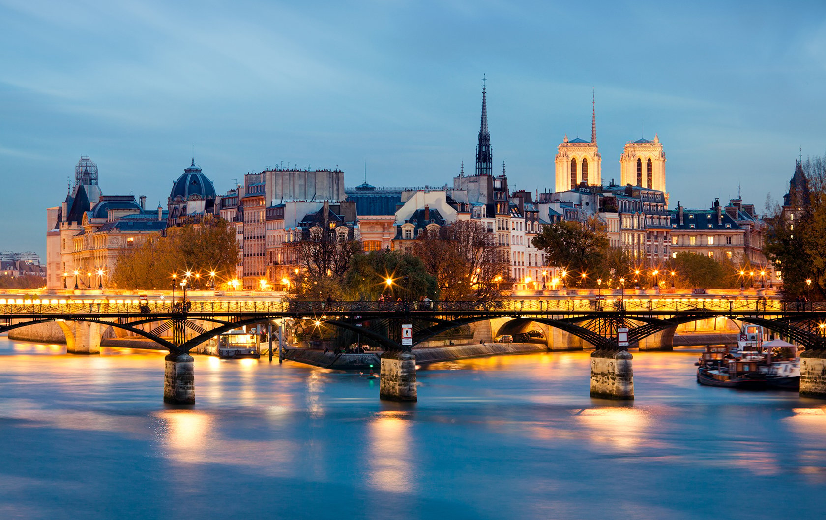 Seine River at night