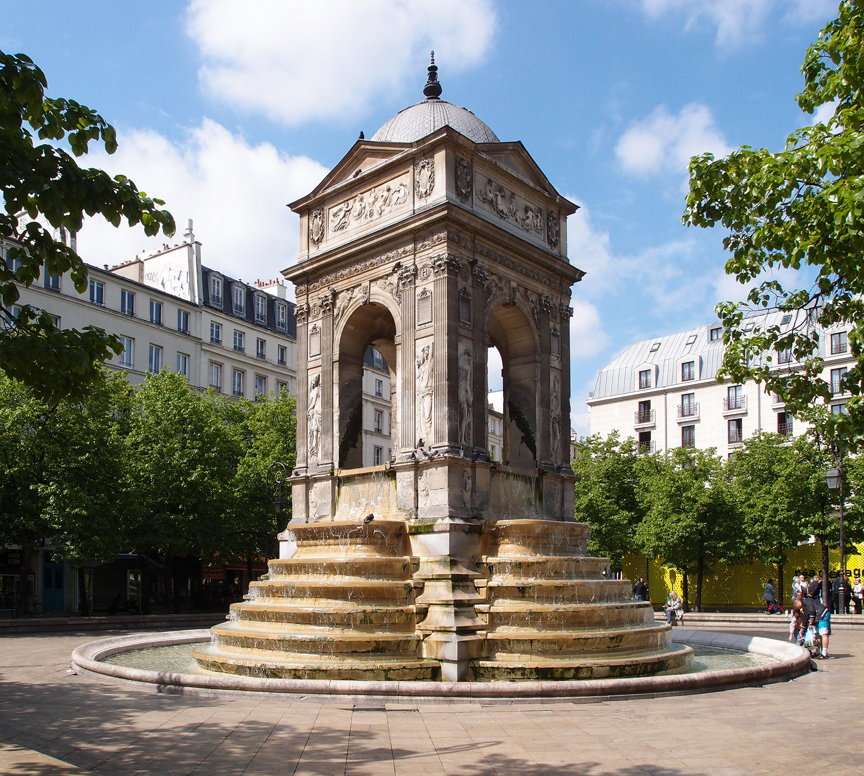 Paris fountains