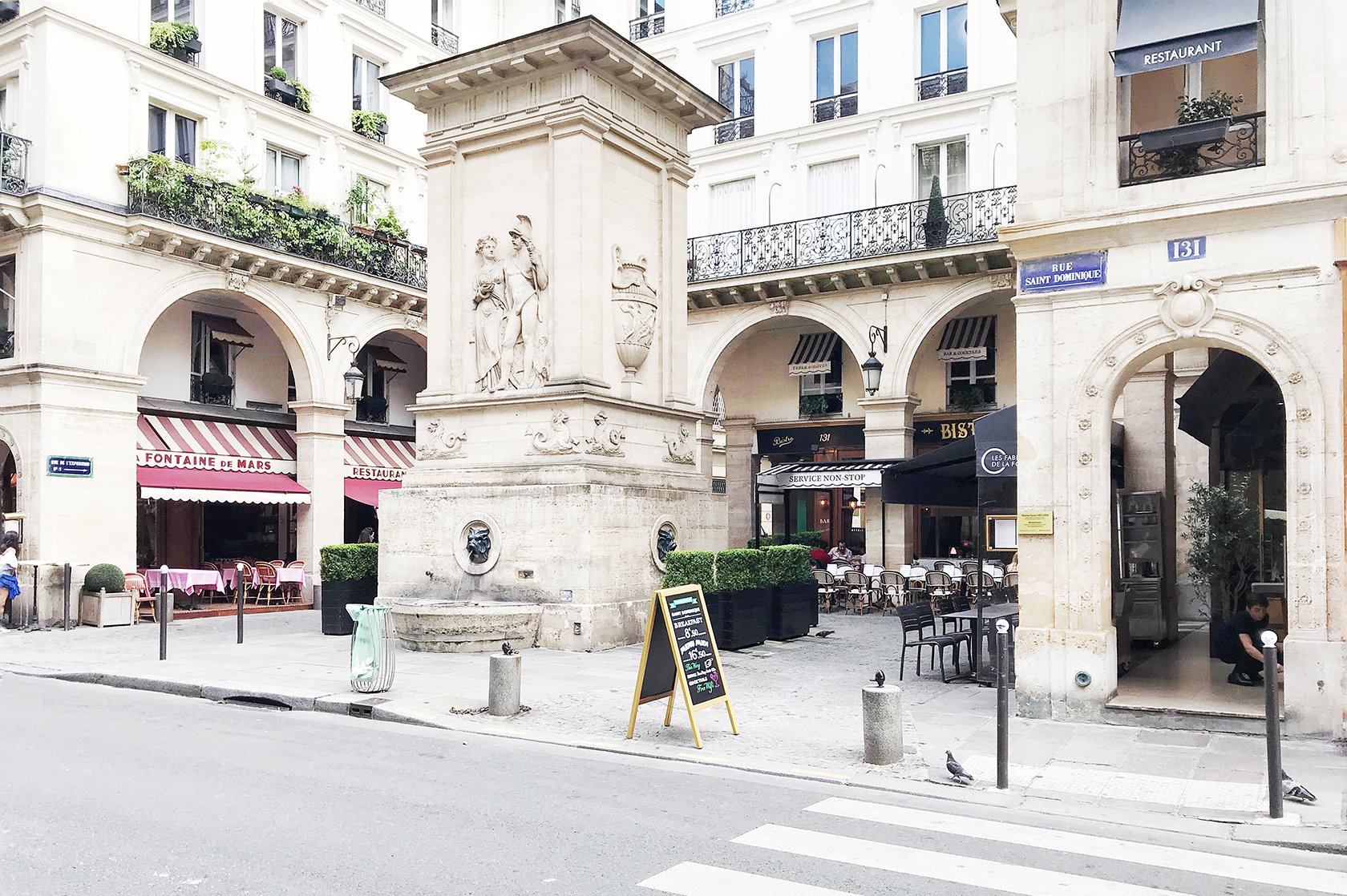 Paris fountains