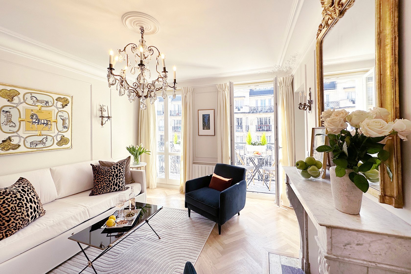 Paris apartment decorated for sale