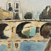 Paris post impressionist artwork for sale