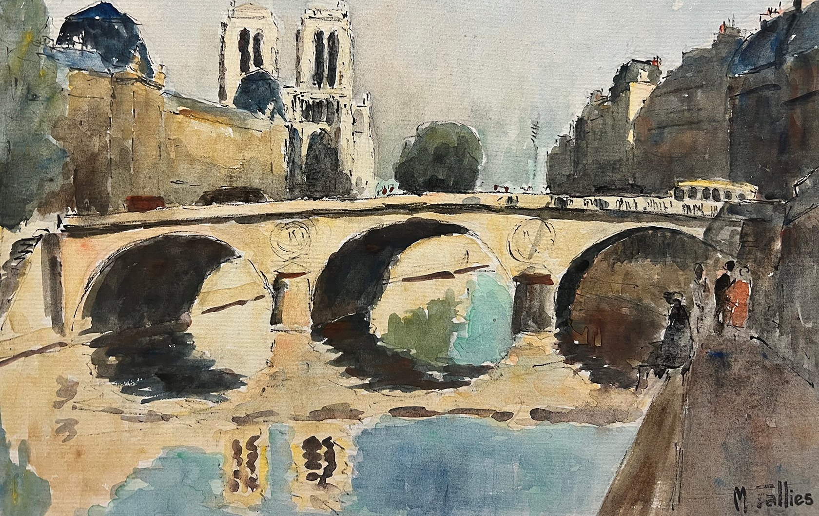 Paris post impressionist artwork for sale