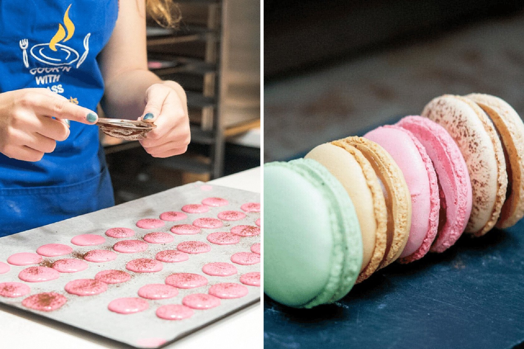 Paris macaron baking class