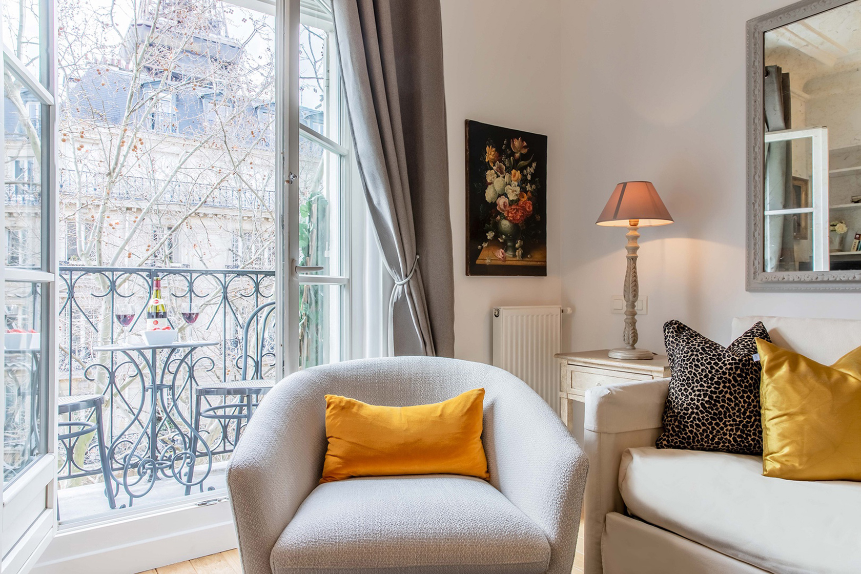 Paris winter vacation rental apartment