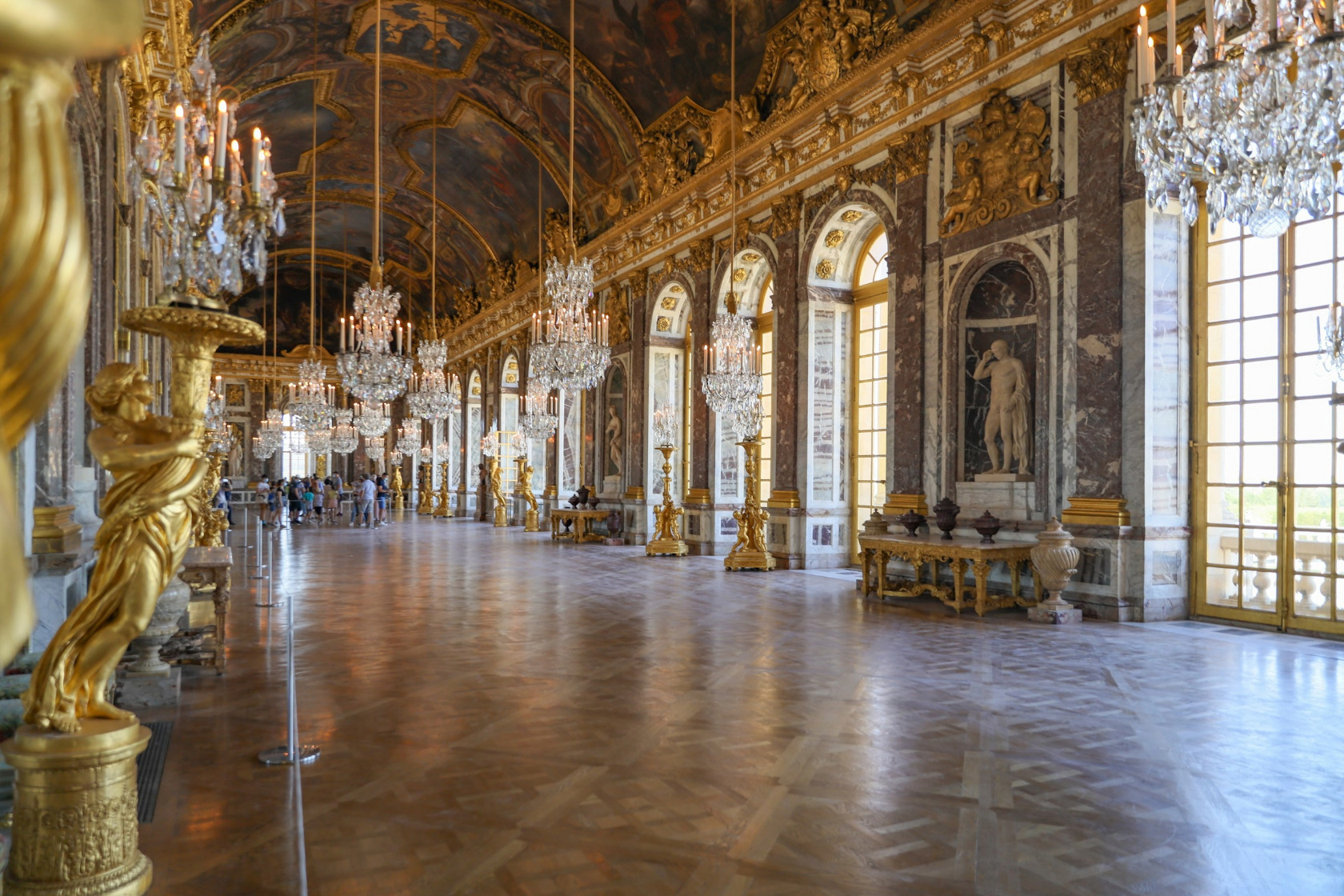Versailles in the winter itinerary