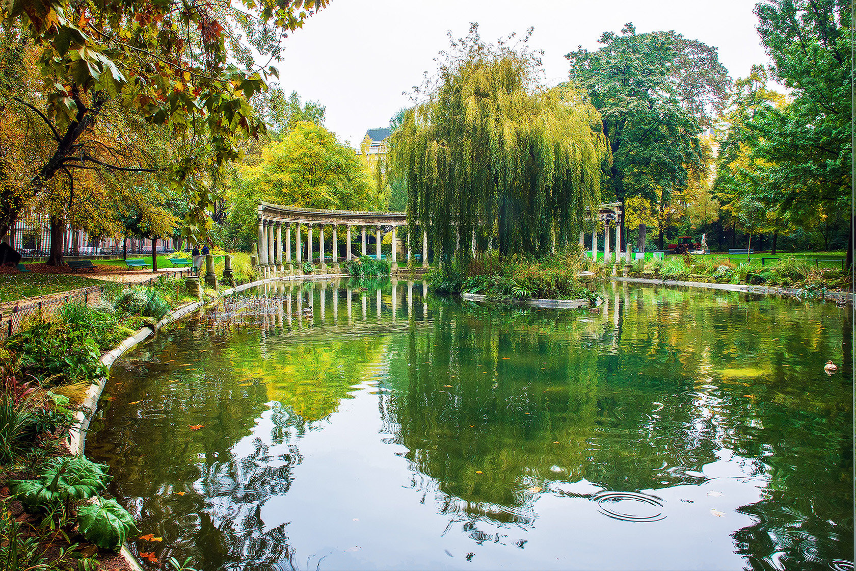 Parc Monceau autumn Paris walk