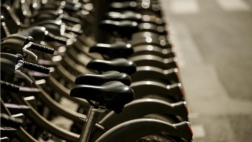 Velib Bicycles in Paris